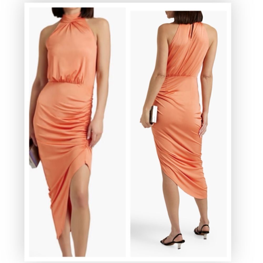 Veronica Beard Sylvie Coral Jersey Dress Size 6 $498